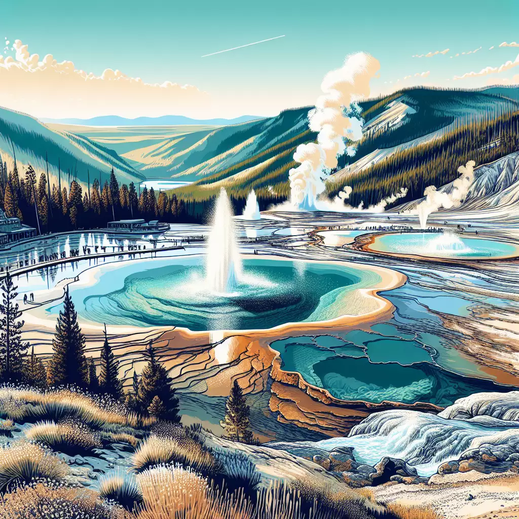 Keajaiban Alam Taman Nasional Yellowstone yang Penuh Geiser